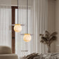 Nyvelyra Sphere Alabaster Pendant Light