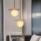 Nyvelyra Sphere Alabaster Pendant Light