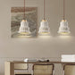 Esilara Tiered Travertine Pendant Light