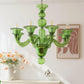 Aurora Chandelier Murano Glass Green