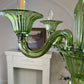 Aurora Chandelier Murano Glass Green