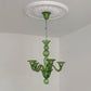 Aurora Chandelier Murano Glass Green