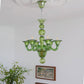 Aurora Chandelier Murano Glass Green