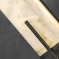 Aurcarir Rectangular Alabaster Wall Light