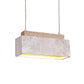 Ciraeila Rectangular Travertine Pendant Light