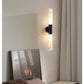 Evtalos Cylinder Alabaster Wall Light