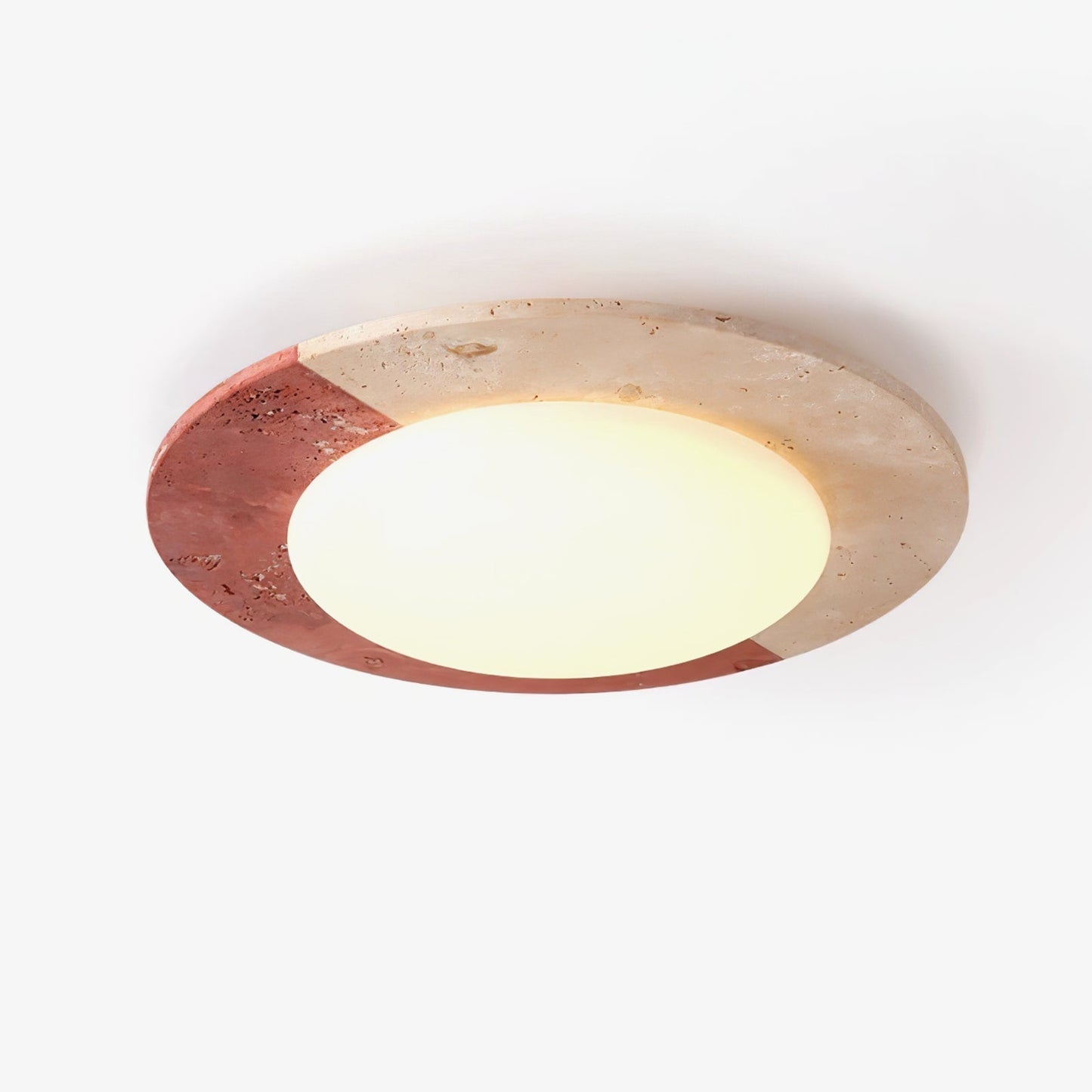 Zeraeos Travertine Ceiling Light