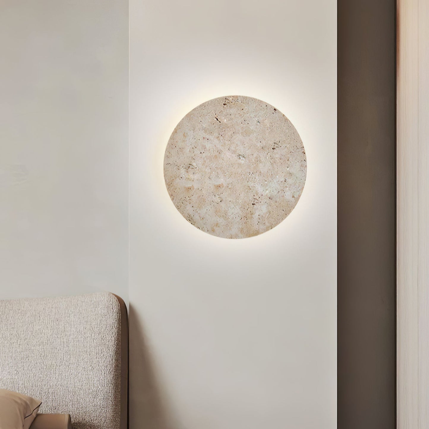 Aurzoren Minimalist Travertine Wall Light