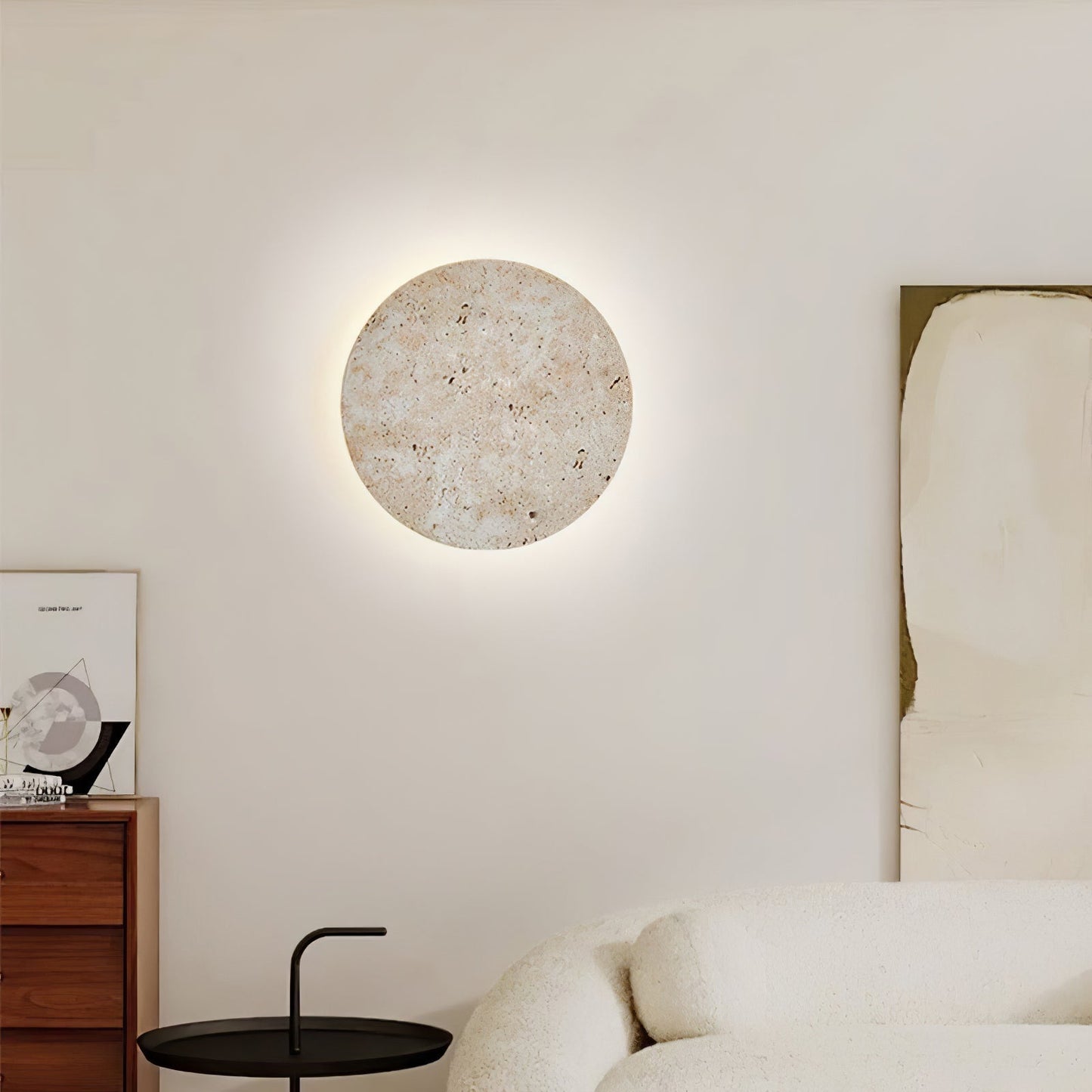 Aurzoren Minimalist Travertine Wall Light