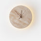 Volira Clock Travertine Wall Light D30cm