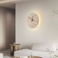 Volira Clock Travertine Wall Light D30cm