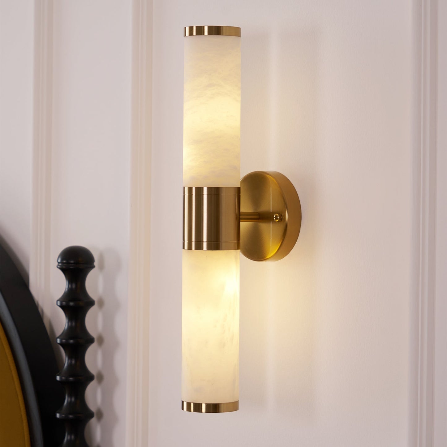 Kaia Minimalist Alabaster Wall Lamp