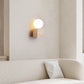 Eurlaean Cube-base Travertine Wall Light