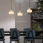 Alabaster Pendant Lgiht Dual Cylindrical