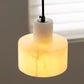 Alabaster Pendant Lgiht Dual Cylindrical