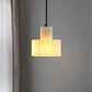Alabaster Pendant Lgiht Dual Cylindrical
