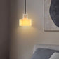 Alabaster Pendant Lgiht Dual Cylindrical