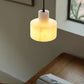 Alabaster Pendant Lgiht Dual Cylindrical