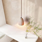 Evtheira Conical Travertine Pendant Light