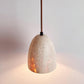 Evtheira Conical Travertine Pendant Light