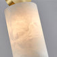 Lyrindis Cylinder Alabaster Pendant Light
