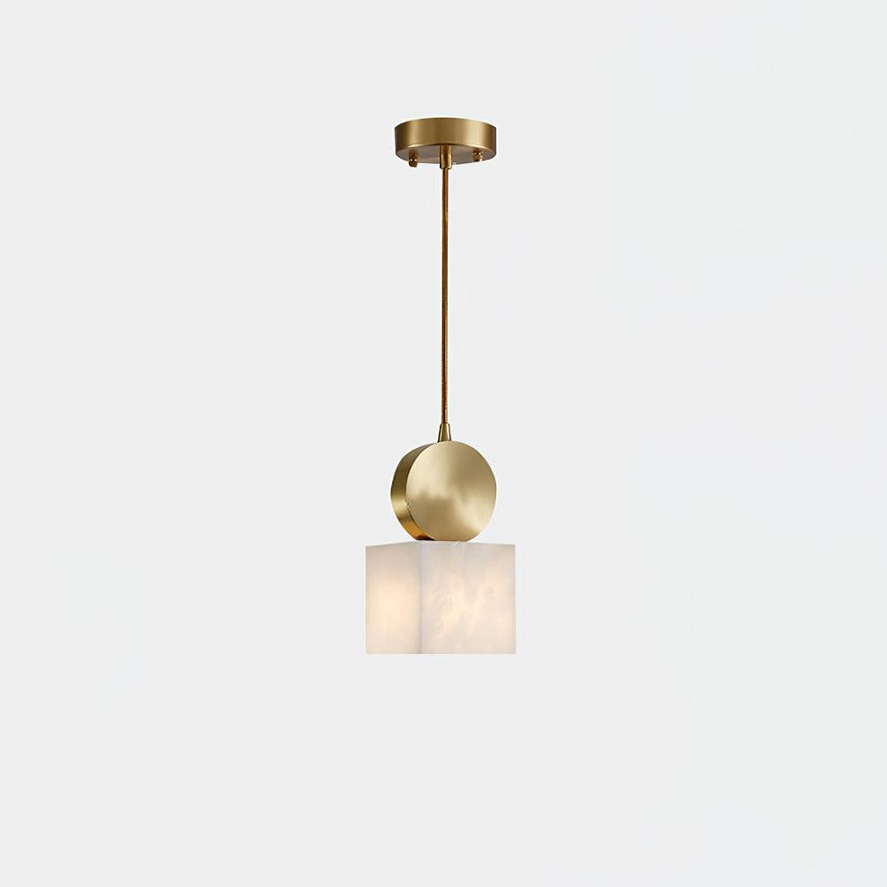 Lyrindis Cylinder Alabaster Pendant Light