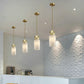 Lyrindis Cylinder Alabaster Pendant Light