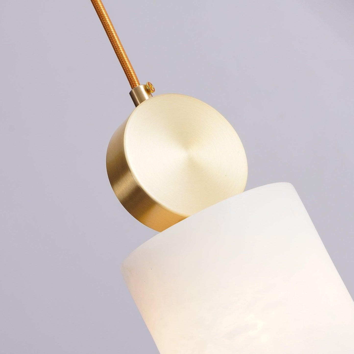 Lyrindis Cylinder Alabaster Pendant Light