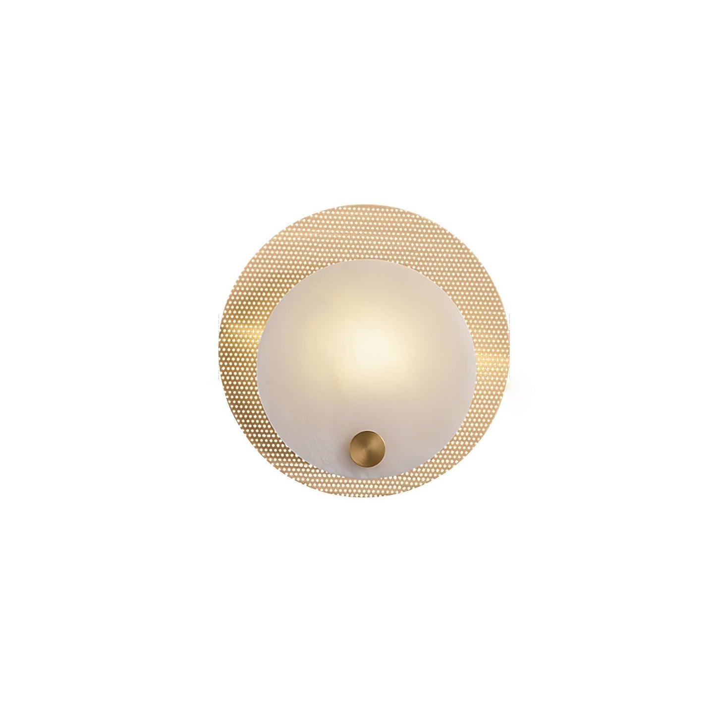 Ilzore Circular Glass Ceiling Light