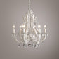 Lustra Pendant Lamp Candle Holder Crystal Beads