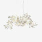 Olivia Ceramic Gingko Leaf Chandelier Organic Curves