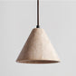 Cezoriel Conical Travertine Pendant Light