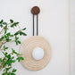 Isoror Spiral-ring Travertine Wall Light