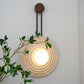 Isoror Spiral-ring Travertine Wall Light
