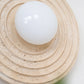 Isoror Spiral-ring Travertine Wall Light