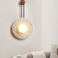 Isoror Spiral-ring Travertine Wall Light