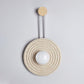 Isoror Spiral-ring Travertine Wall Light