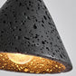Vaelior Dome Shade Travertine Pendant Light