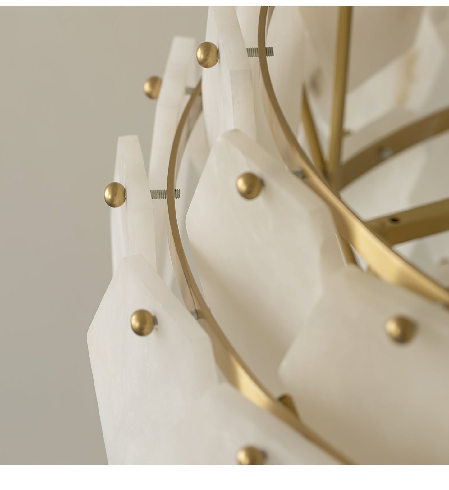 Evenaris Honeycomb Alabaster Chandelier