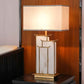 Nysilor Rectangular Glass Table Lamp