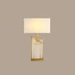 Nysilor Rectangular Glass Table Lamp