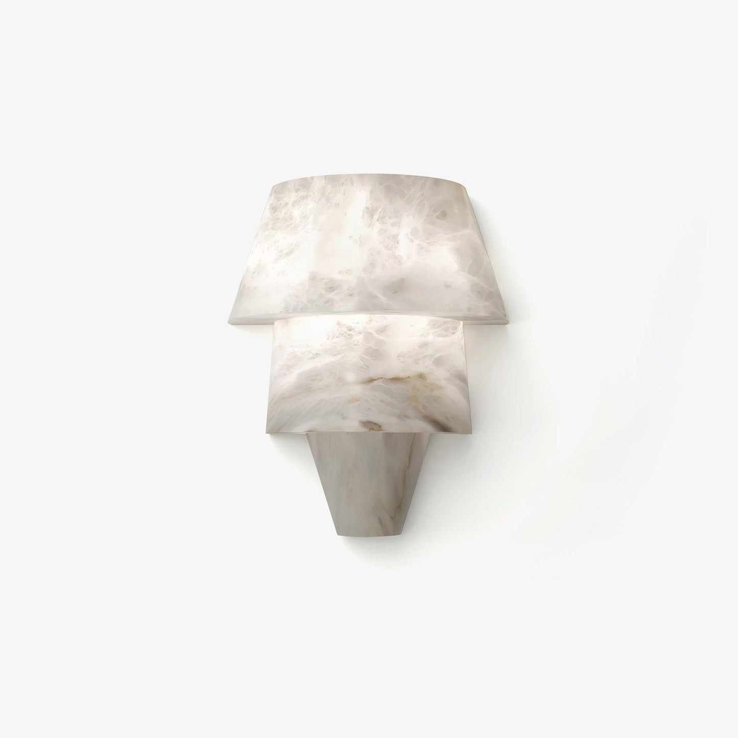 Vyloren Tiered Alabaster Wall Light