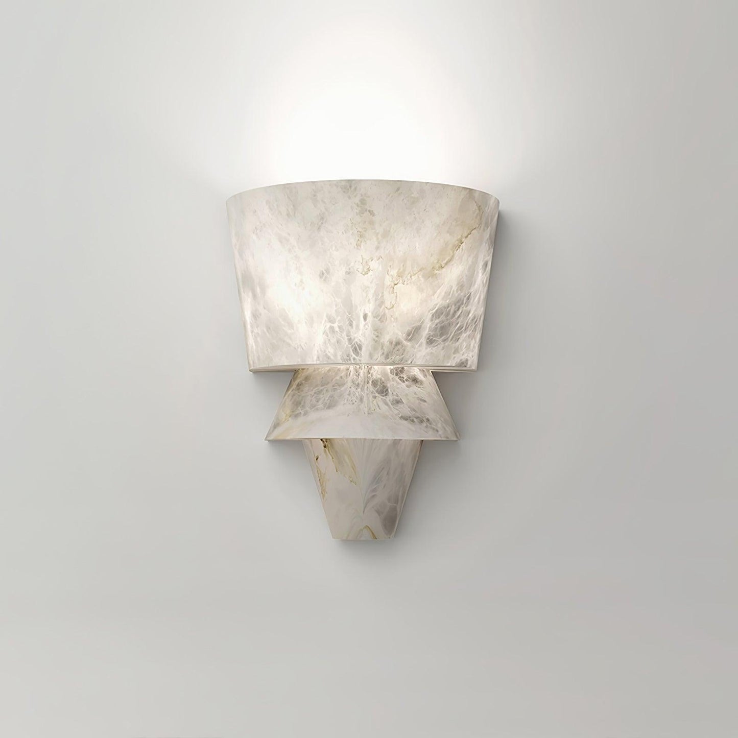 Vyloren Tiered Alabaster Wall Light