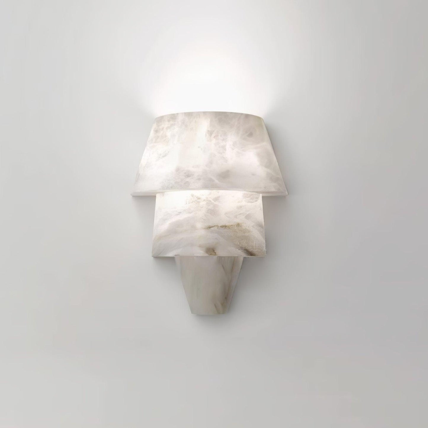 Vyloren Tiered Alabaster Wall Light