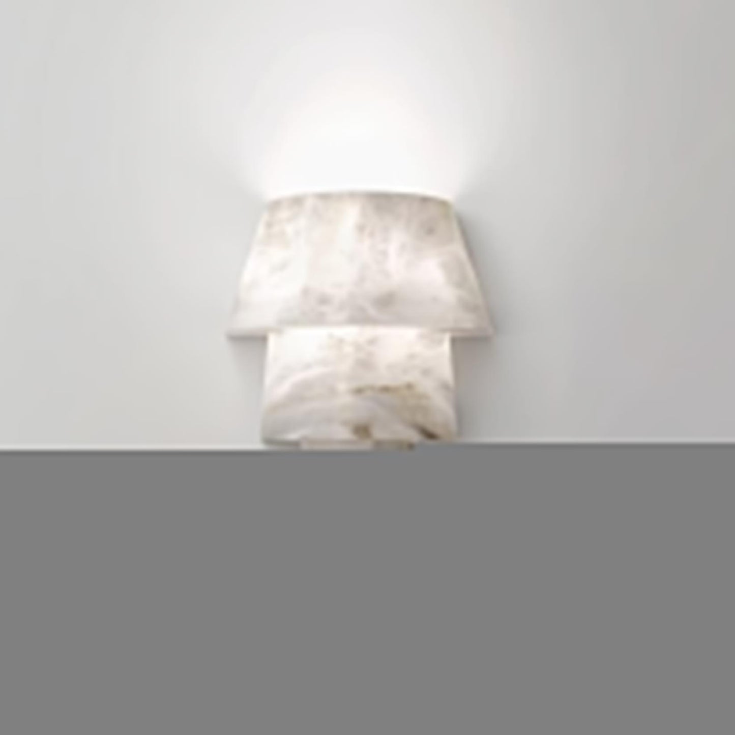 Vyloren Tiered Alabaster Wall Light