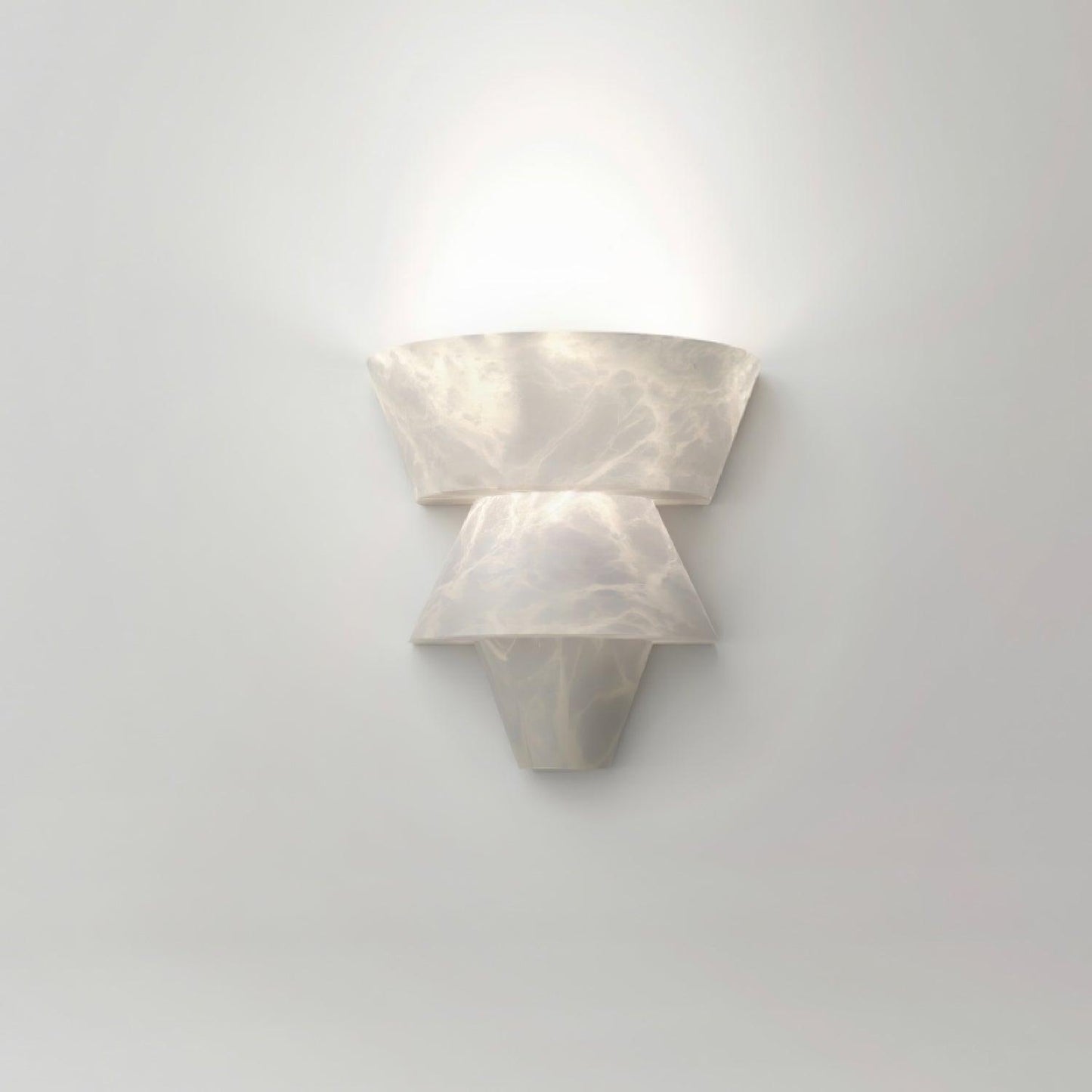 Vyloren Tiered Alabaster Wall Light