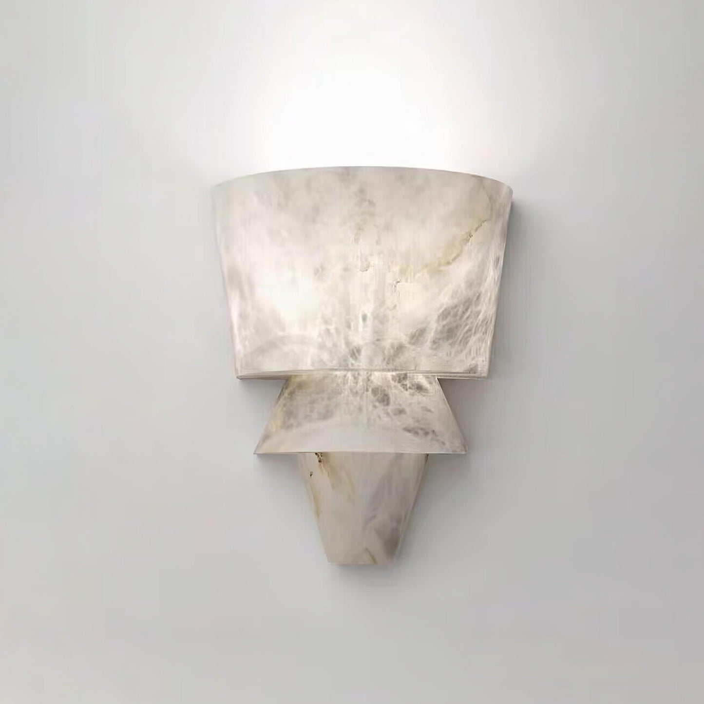 Vyloren Tiered Alabaster Wall Light