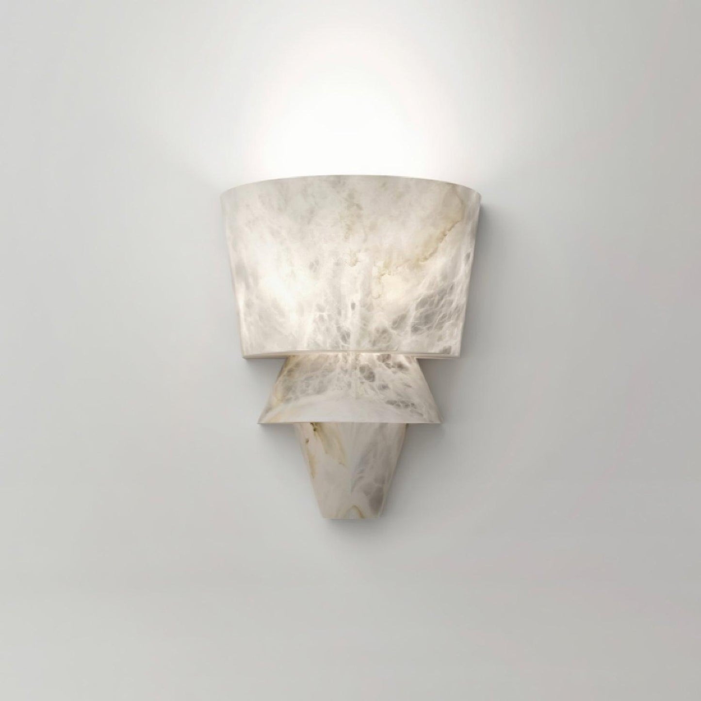 Vyloren Tiered Alabaster Wall Light