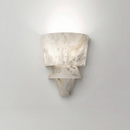 Vyloren Tiered Alabaster Wall Light