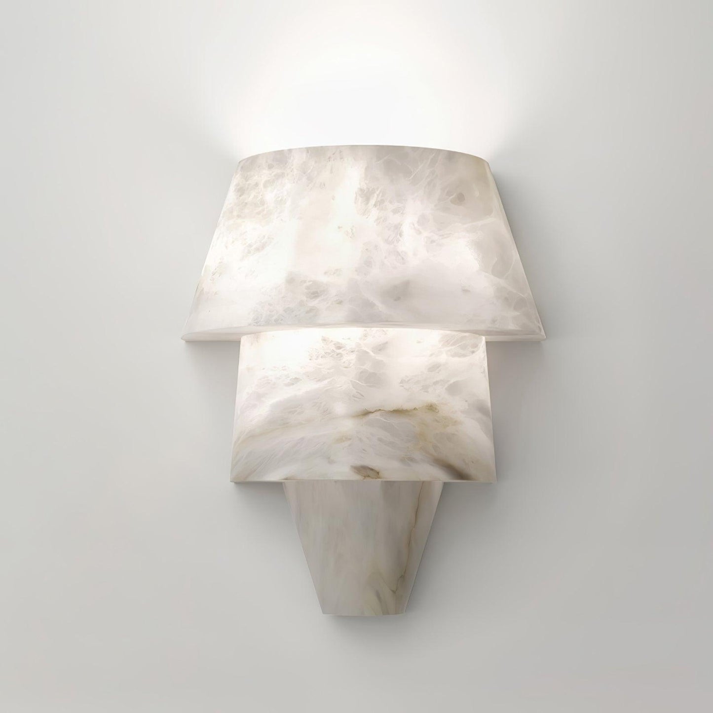 Vyloren Tiered Alabaster Wall Light